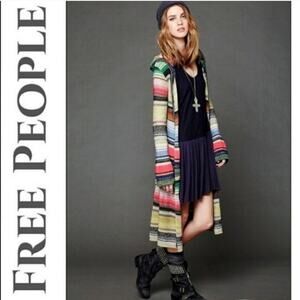 Free People Striped Cardigan